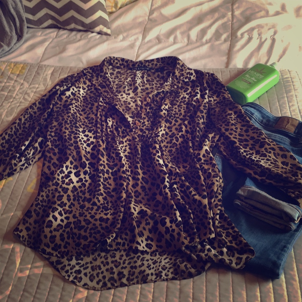 Zac & Rachel polyester Xl blouse!